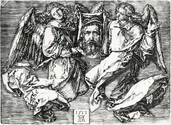 The cloth of Veronica / Dürer / 1513 van Albrecht Dürer