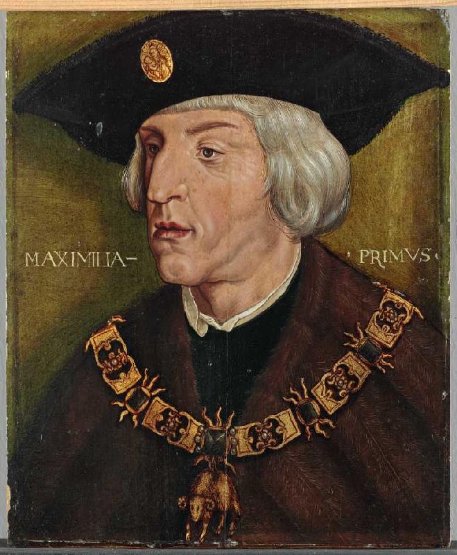 Bildnis Kaiser Maximilian I van Albrecht Dürer