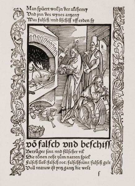 Brant,Ship of Fools / Woodcut by Dürer van Albrecht Dürer