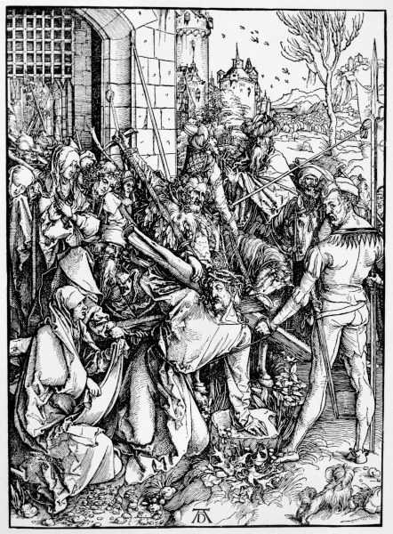 Carrying the Cross / Dürer / 1497/98 van Albrecht Dürer