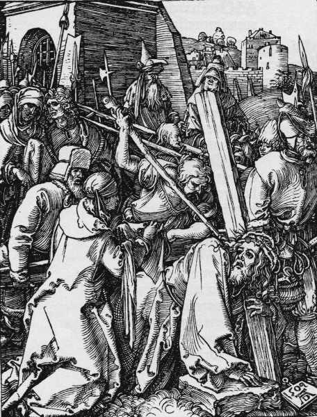 Carrying the Cross / Dürer / 1509 van Albrecht Dürer