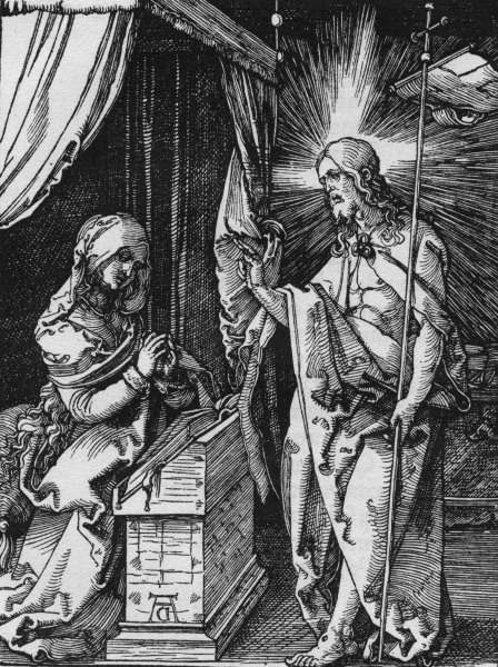 Christ appears to Mary / Dürer / 1509/10 van Albrecht Dürer