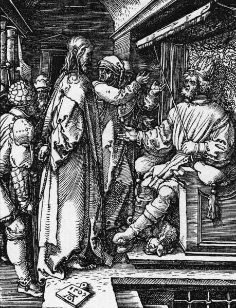 Christ before Herod / Dürer / 1509 van Albrecht Dürer