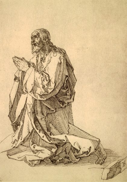 Christ on Mt. of Olives / Dürer / 1515 van Albrecht Dürer