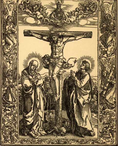 Christ on the Cross / Dürer / 1516 van Albrecht Dürer