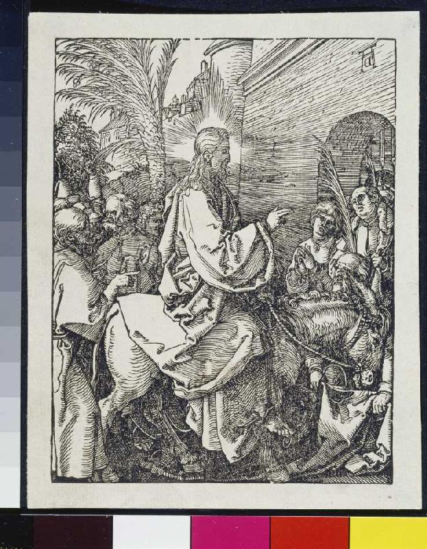 Christi Einzug nach Jerusalem van Albrecht Dürer