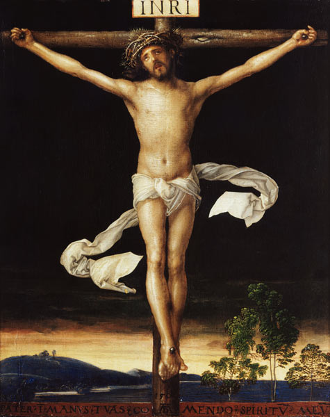 Christ on the Cross van Albrecht Dürer