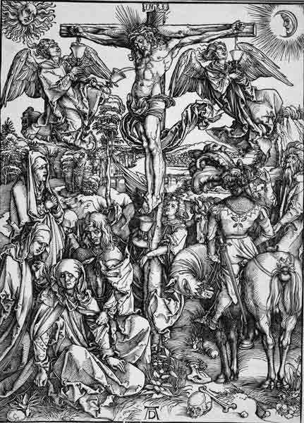 Christus am Kreuz van Albrecht Dürer