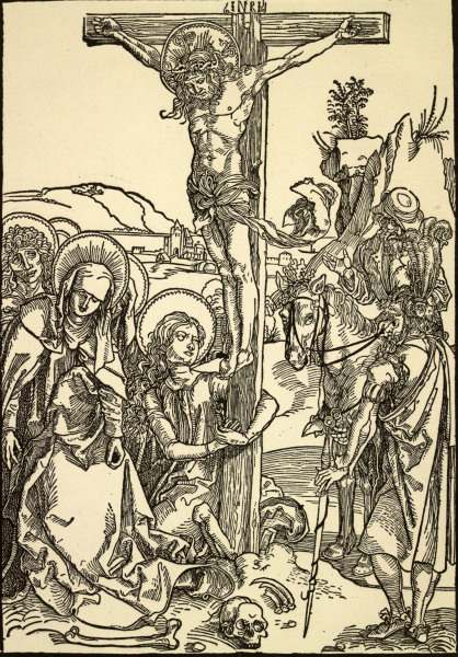 Crucifixion of Christ / Dürer / c.1495 van Albrecht Dürer