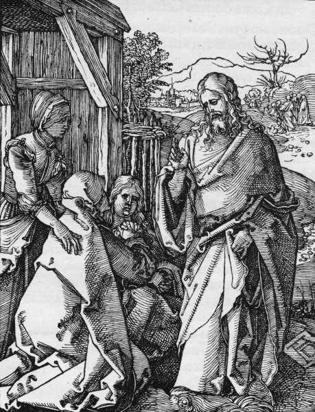 Departure of Christ / Dürer / c.1509 van Albrecht Dürer