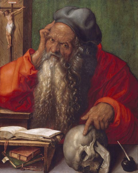 Saint Jerome in his Cell van Albrecht Dürer