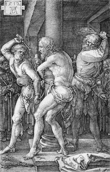 Flagellation of Christ / Dürer / 1512 van Albrecht Dürer