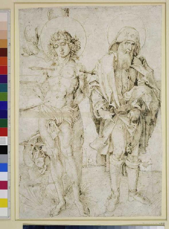 Die Heiligen Sebastian und Rochus. van Albrecht Dürer