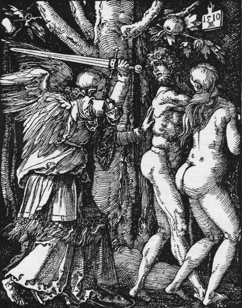 D}rer / Expulsion / Small Passion van Albrecht Dürer