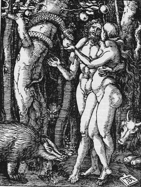 Dürer, Adam and Eve / Small Passion van Albrecht Dürer