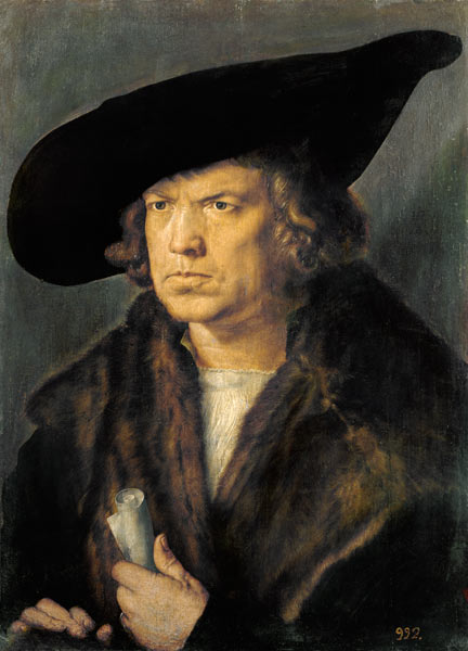 Bildnis eines Mannes. van Albrecht Dürer