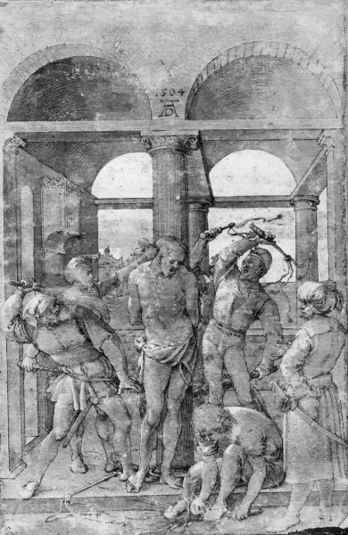 Dürer, Flagellation / fr.: Green Passion van Albrecht Dürer