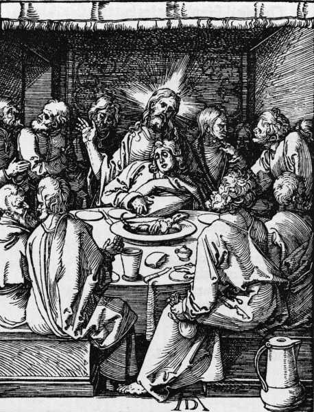 Dürer, Last Supper / fr.: Small Passion van Albrecht Dürer