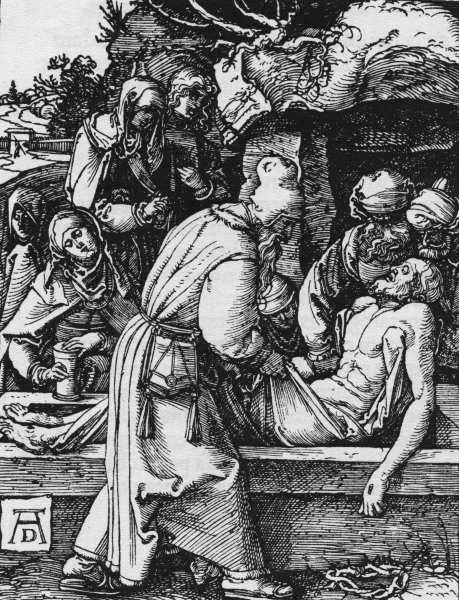 Entombment / Dürer / c.1509 van Albrecht Dürer