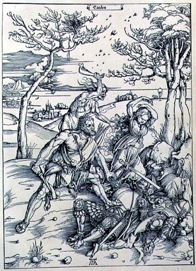 Hercules Killing the Molionides, c.1496/98 van Albrecht Dürer