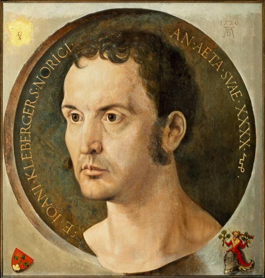 Johannes Kleberger, aged 40 van Albrecht Dürer
