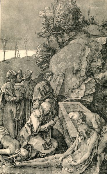 Lamentation of Christ / Dürer / 1504 van Albrecht Dürer