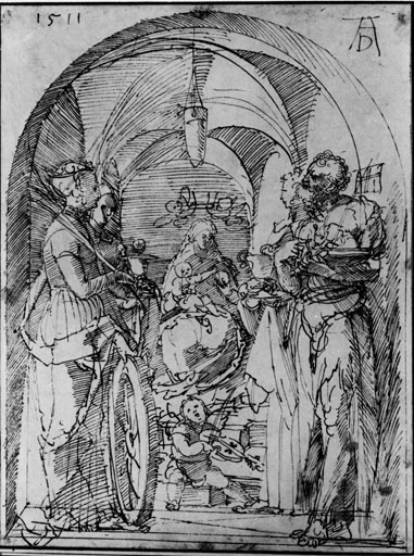 Maria mit Kind und Heiligen van Albrecht Dürer