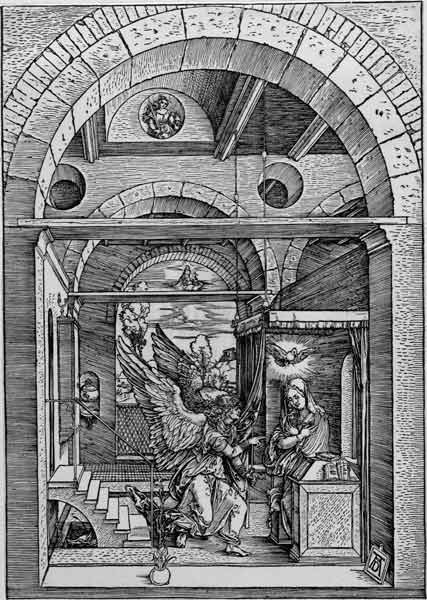 Mariä Verkündigung van Albrecht Dürer
