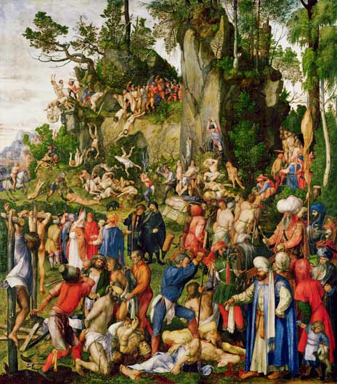Martyrdom of the Ten Thousand van Albrecht Dürer