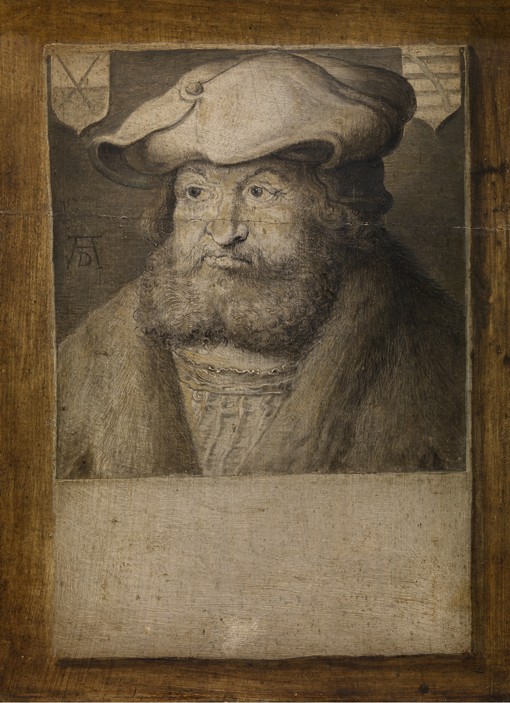 Portrait of  Frederick III, Elector of Saxony (1463-1525) van Albrecht Dürer