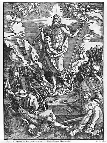 Resurrection, from ''The Great Passion'' series van Albrecht Dürer