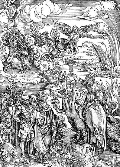 The Babylonian Whore from the ''Apocalypse'' or ''The Revelations of St. John the Divine'', pub. 149 van Albrecht Dürer
