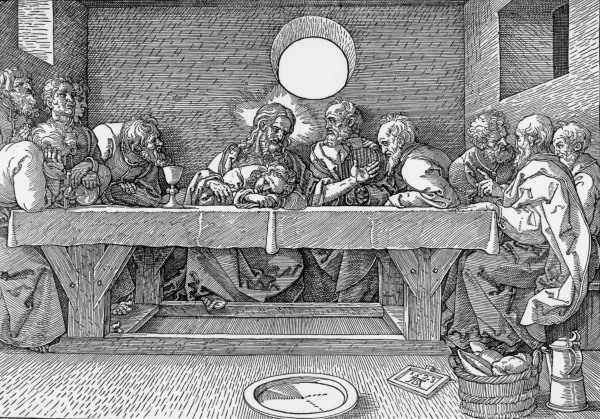 The Last Supper / Dürer / 1523 van Albrecht Dürer