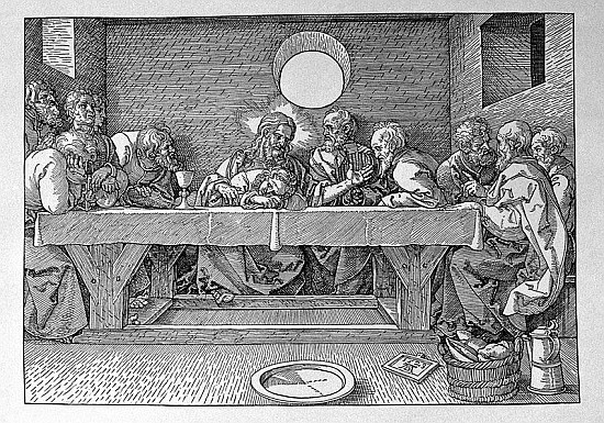 The Last Supper, pub. 1523 van Albrecht Dürer