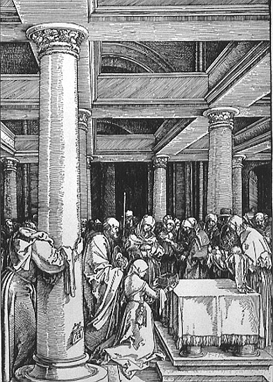 The Presentation in the Temple, c.1503/4 van Albrecht Dürer