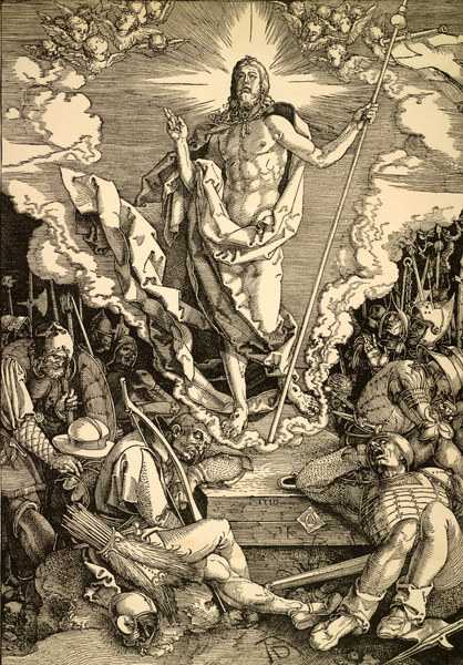 The Resurrection / Dürer / 1511 van Albrecht Dürer