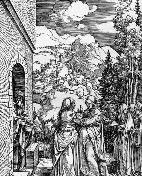 The Visitation / Dürer / c.1503/4 van Albrecht Dürer