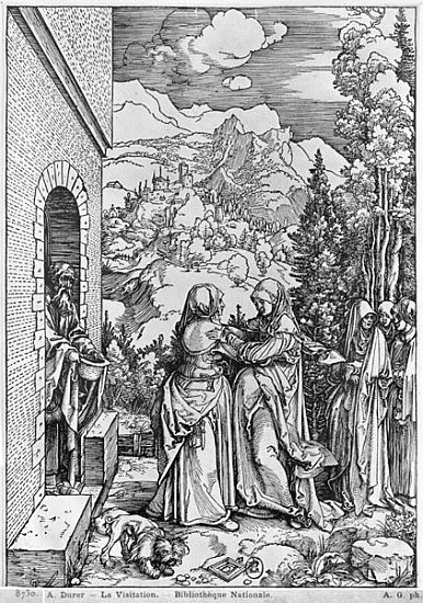 The Visitation, from the ''Life of the Virgin'' series, c.1503 van Albrecht Dürer