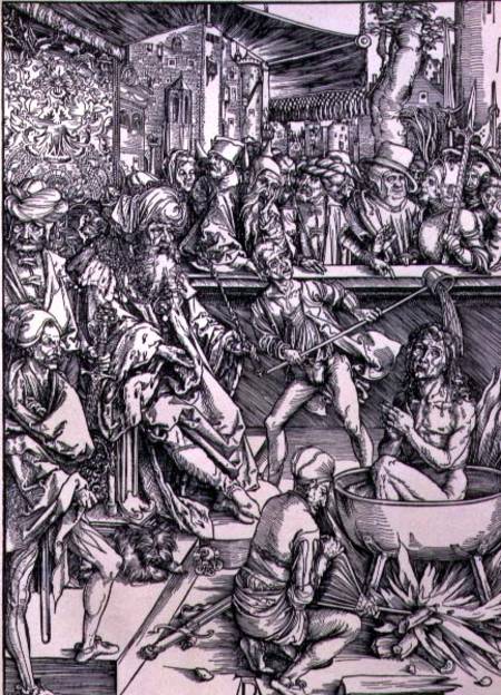 The Torture of St. John the Evangelist, from the 'Apocalypse' series or 'The Revelations of St. John van Albrecht Dürer