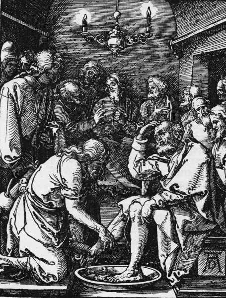 Washing of the Feet / Dürer / c.1509 van Albrecht Dürer