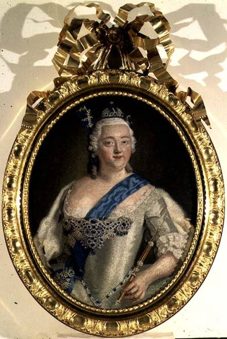 Portrait of the Empress Elizabeth of Russia van Alessandro  Cocchi