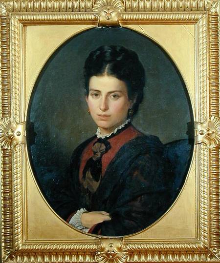 Portrait of Emilia Sampieri van Alessandro Franchi