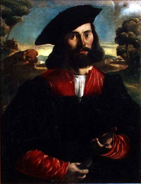 Portrait of a Man van Alessandro Oliverio