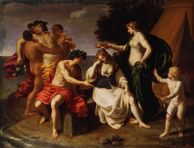 Bacchus and Ariadne van Alessandro Turchi
