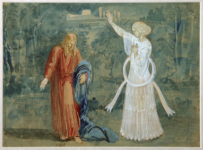 Christ in Gethsemane van Alexander Andrejewitsch Iwanow