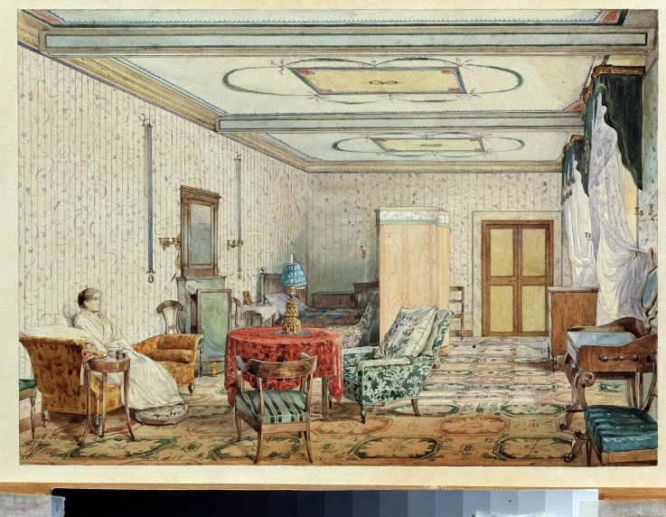 Interior van Alexander Andrejewitsch Iwanow