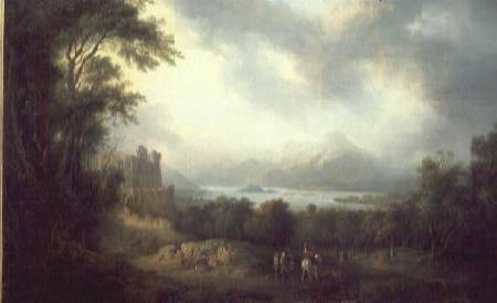 View of Loch Lomond van Alexander Nasmyth