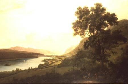 View of Loch Ness van Alexander Nasmyth