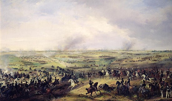The Battle of Leipzig, 16-19 October 1813 van Alexander Ivanovich Sauerweid