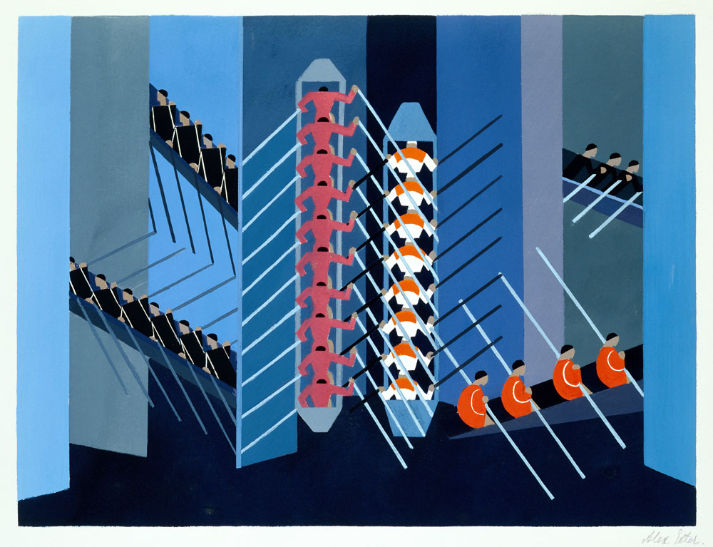 Experimental Set Design, illustration from Maquettes de Theatre by Alexandra Exter, published 1920s van Alexandra Exter